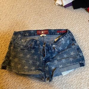 Lucky brand star jean shorts